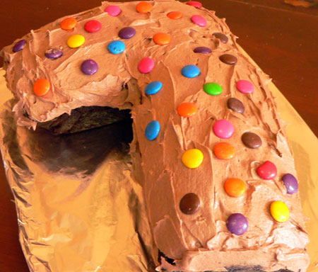 Seven - birthday cake