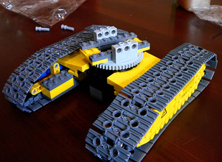 Lego Crane Crawler - end of stage 1